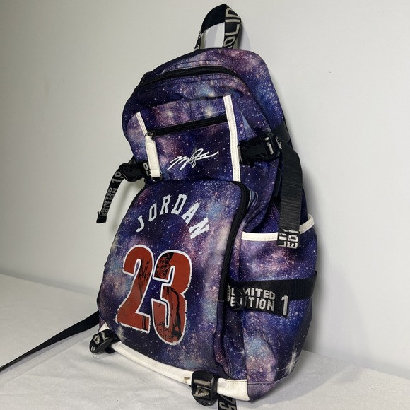 RARE Limited Edition 1975 AOLIDA Michael Jordan 23 Backpack w/Adjustable Straps - Picture 2 of 16